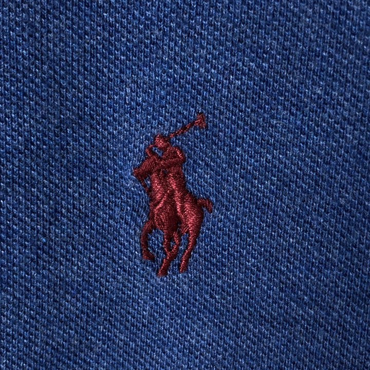 Ralph Lauren POLO RALPH LAUREN CLASSIC FIT short sleeve polo shirt men's XL equivalent cotton blue type Vintage Second Hand
