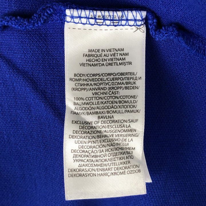Ralph Lauren POLO RALPH LAUREN CUSTOM SLIM FIT short sleeve polo shirt men's XL equivalent cotton blue type Vintage Second Hand