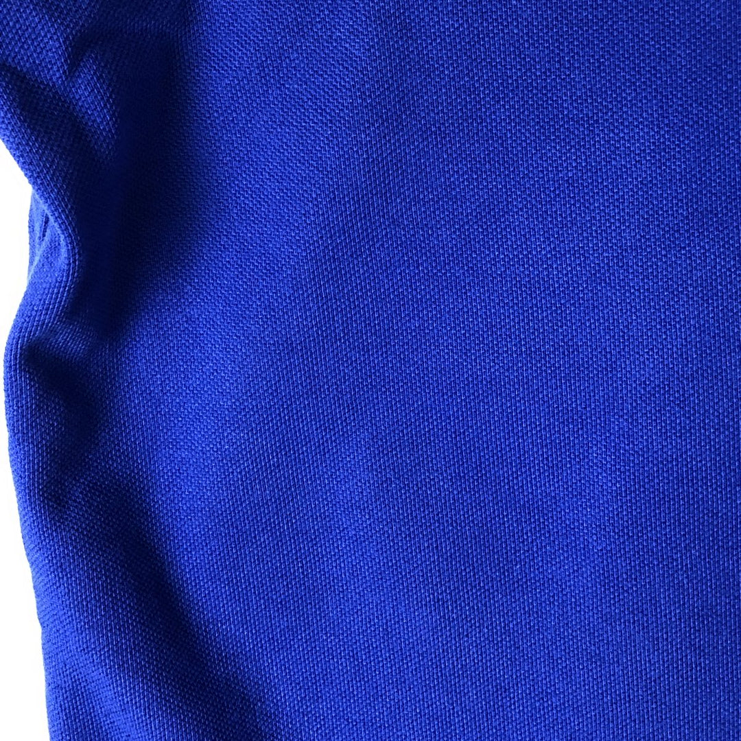 Ralph Lauren POLO RALPH LAUREN CUSTOM SLIM FIT short sleeve polo shirt men's XL equivalent cotton blue type Vintage Second Hand