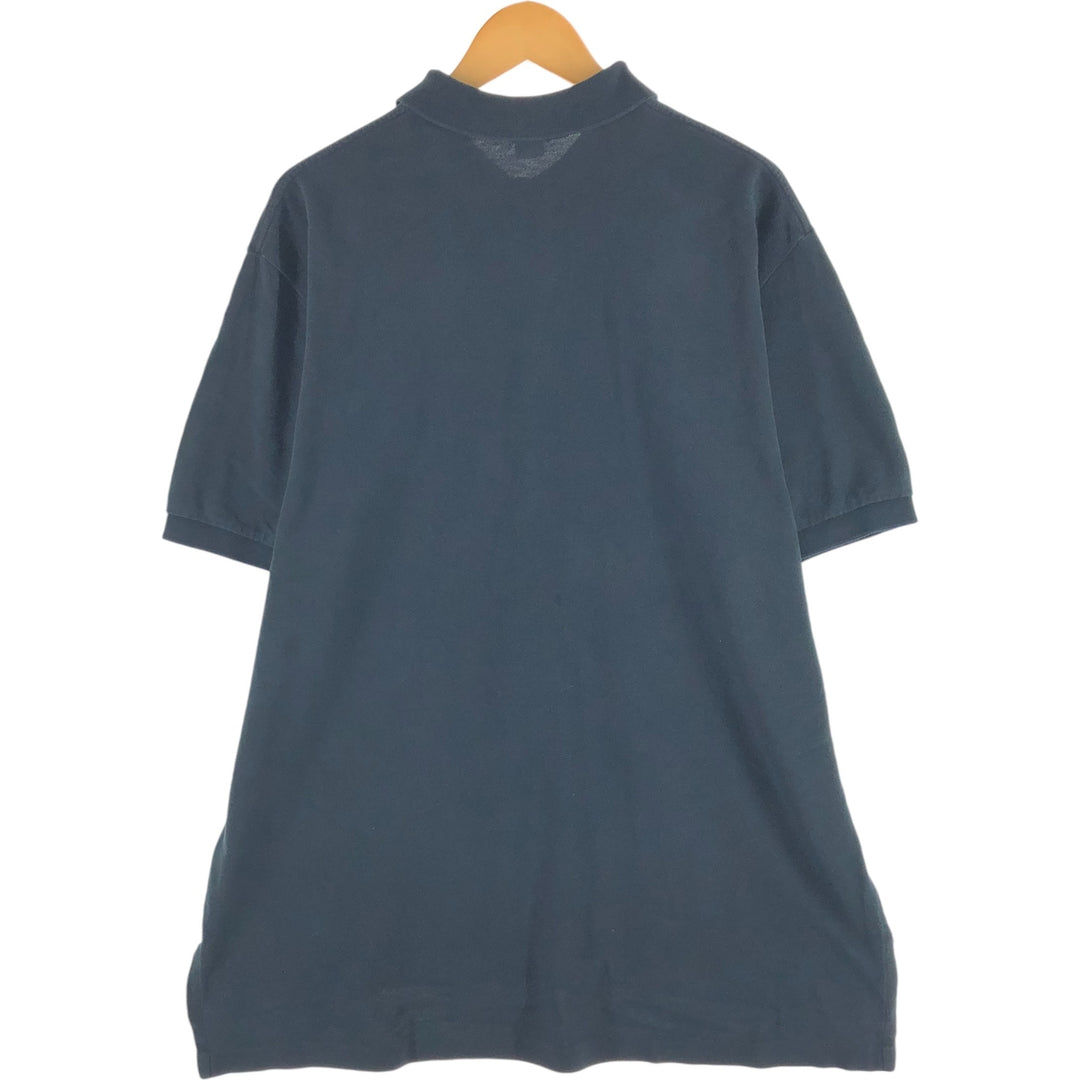 Ralph Lauren POLO by Ralph Lauren short sleeve polo shirt, men's size XXL cotton black type Vintage Second Hand