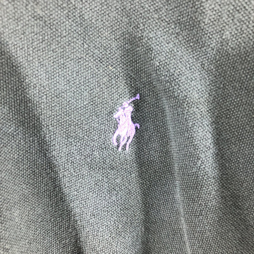 Ralph Lauren POLO by Ralph Lauren short sleeve polo shirt, men's size XXL cotton black type Vintage Second Hand