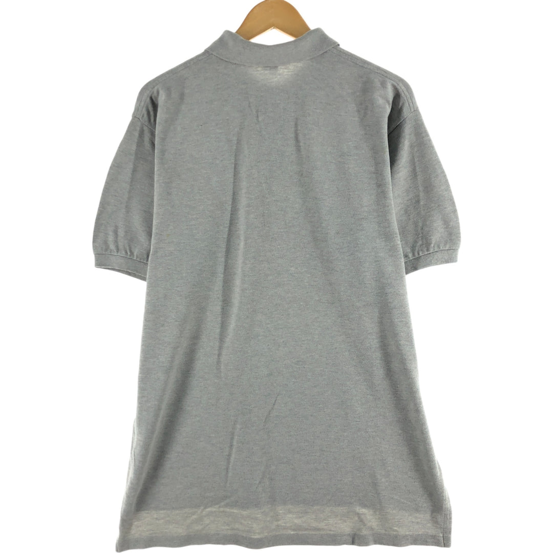Ralph Lauren POLO by Ralph Lauren short sleeve polo shirt, men's size L cotton gray type Vintage Second Hand