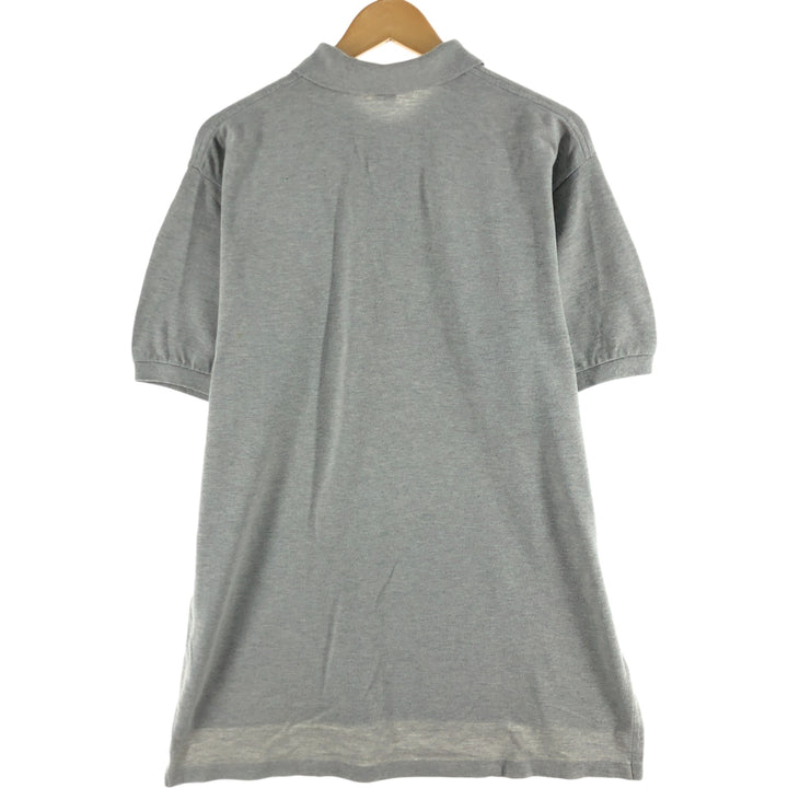 Ralph Lauren POLO by Ralph Lauren short sleeve polo shirt, men's size L cotton gray type Vintage Second Hand
