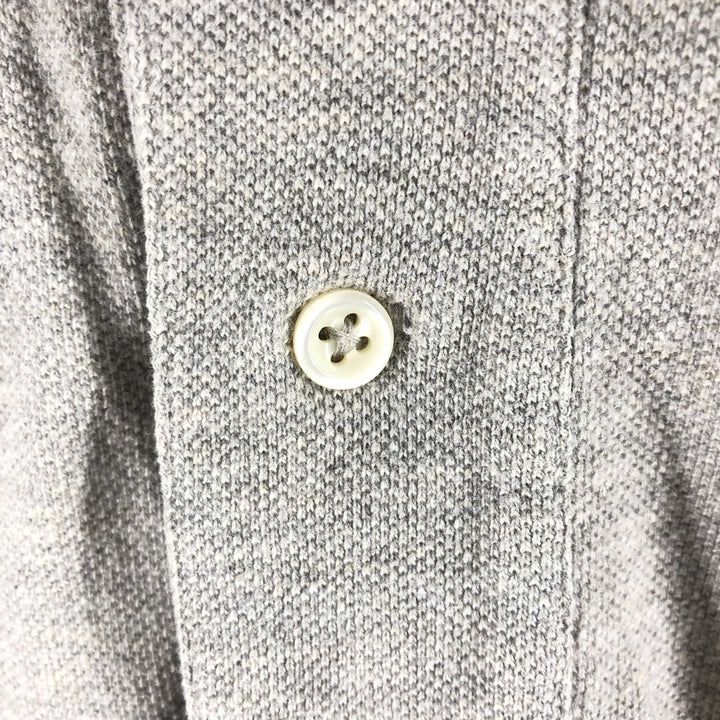 Ralph Lauren POLO by Ralph Lauren short sleeve polo shirt, men's size L cotton gray type Vintage Second Hand