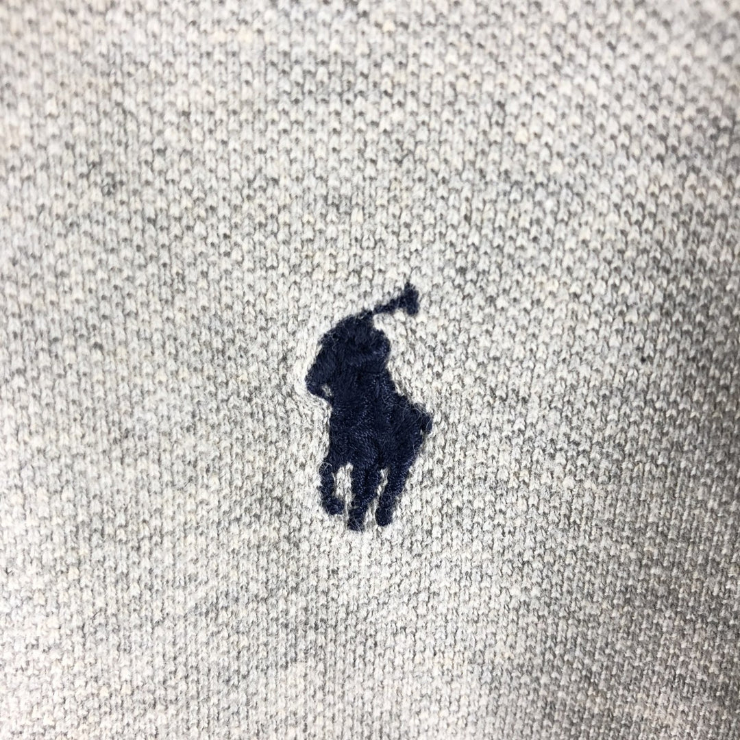 Ralph Lauren POLO by Ralph Lauren short sleeve polo shirt, men's size L cotton gray type Vintage Second Hand