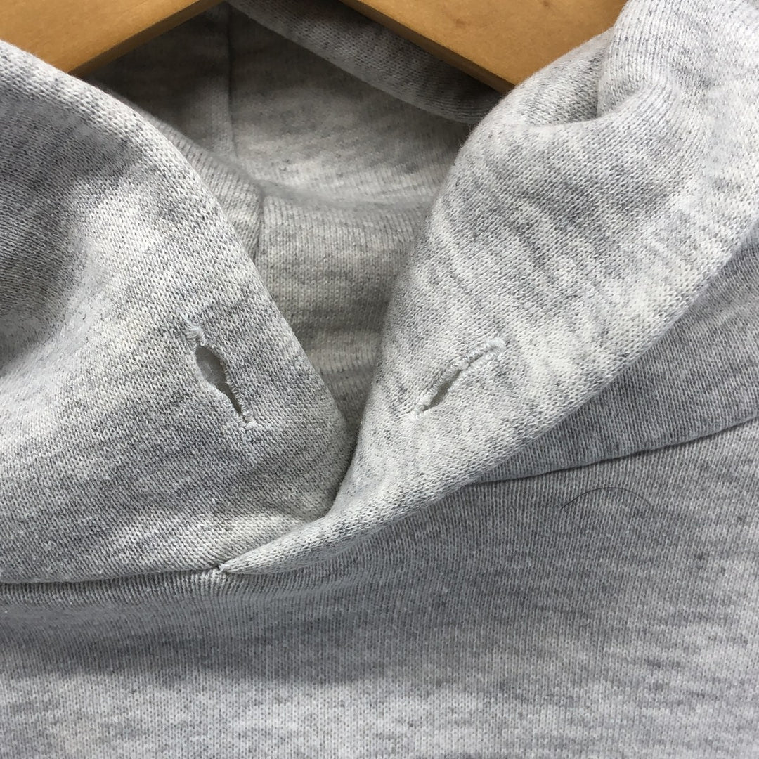 90'S Russell College Sweatshirt Pullover Hoodie Made in USA Men's L Size Vintage cotton gray type Vintage Second Hand