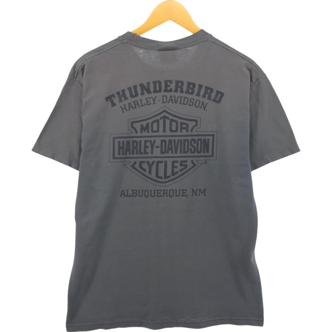 Harley-Davidson Motorcycle Bike T-shirt, Men's Size L unknown gray type Vintage Second Hand