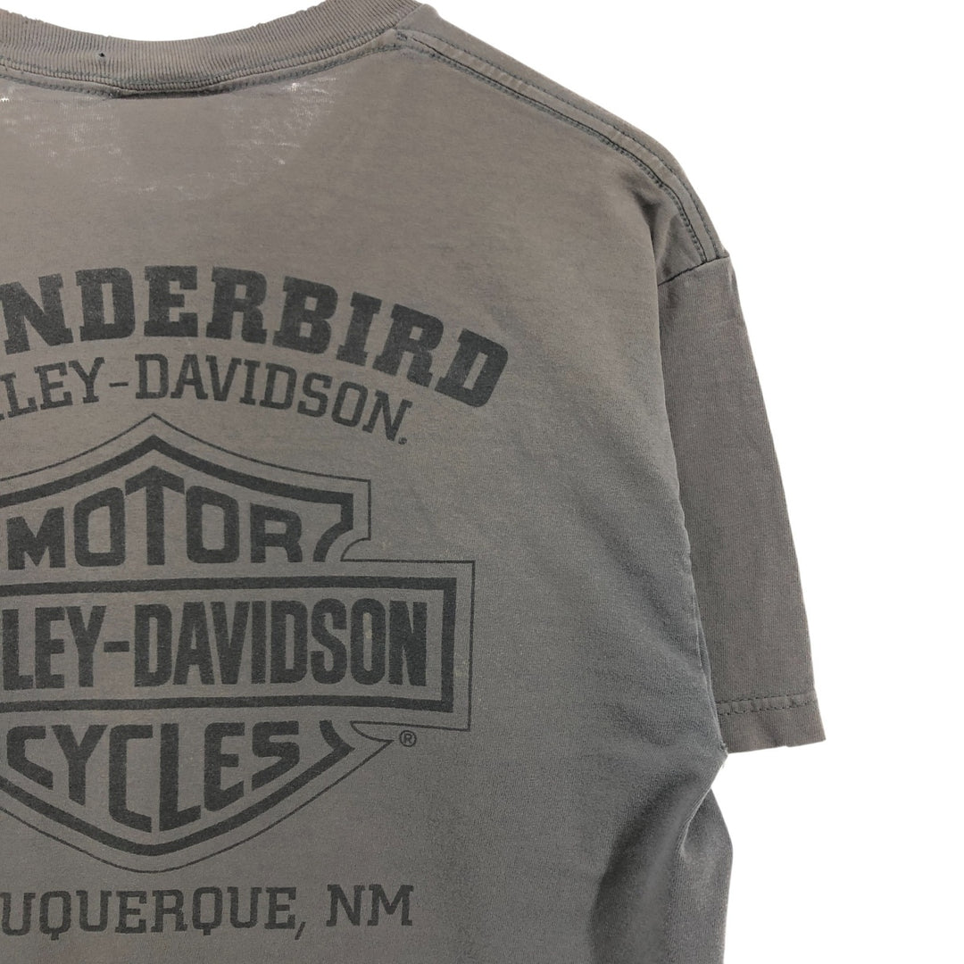 Harley-Davidson Motorcycle Bike T-shirt, Men's Size L unknown gray type Vintage Second Hand