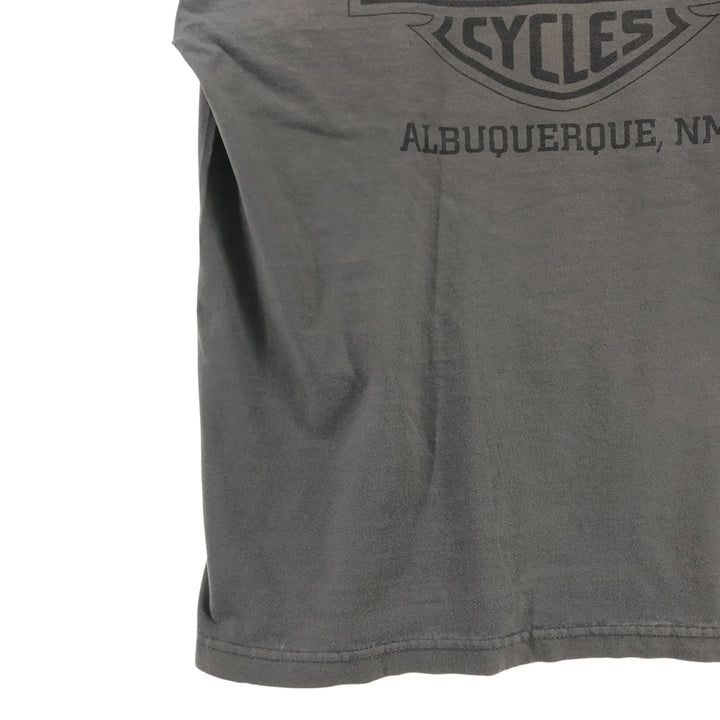 Harley-Davidson Motorcycle Bike T-shirt, Men's Size L unknown gray type Vintage Second Hand