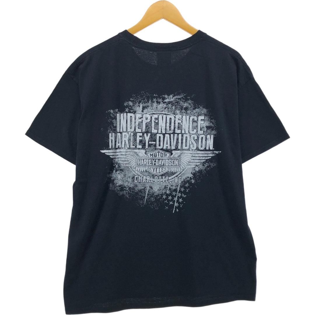 Harley-Davidson Motorcycle Bike T-shirt, Men's XL size unknown black type Vintage Second Hand