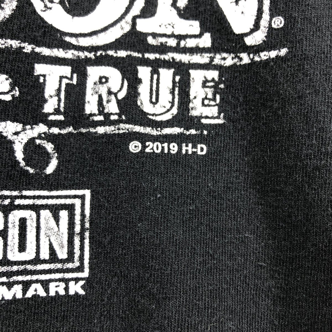 Harley-Davidson Motorcycle Bike T-shirt, Men's XL size unknown black type Vintage Second Hand