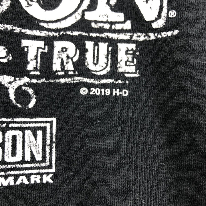 Harley-Davidson Motorcycle Bike T-shirt, Men's XL size unknown black type Vintage Second Hand