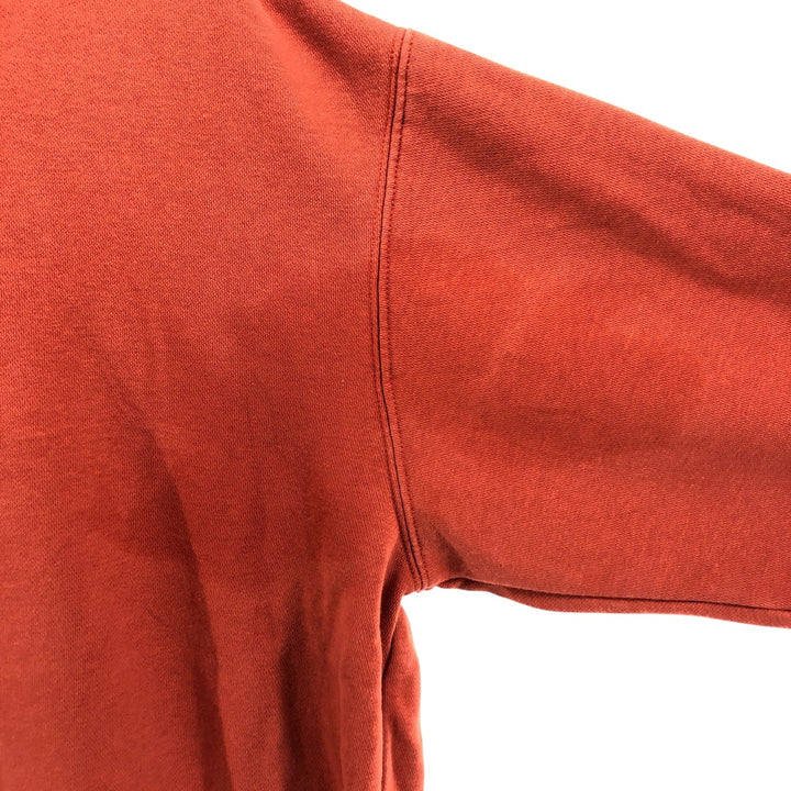 Nike NIKE Center Logo One Point Logo Sweatshirt Trainer Men's M size cotton orange type Vintage Second Hand