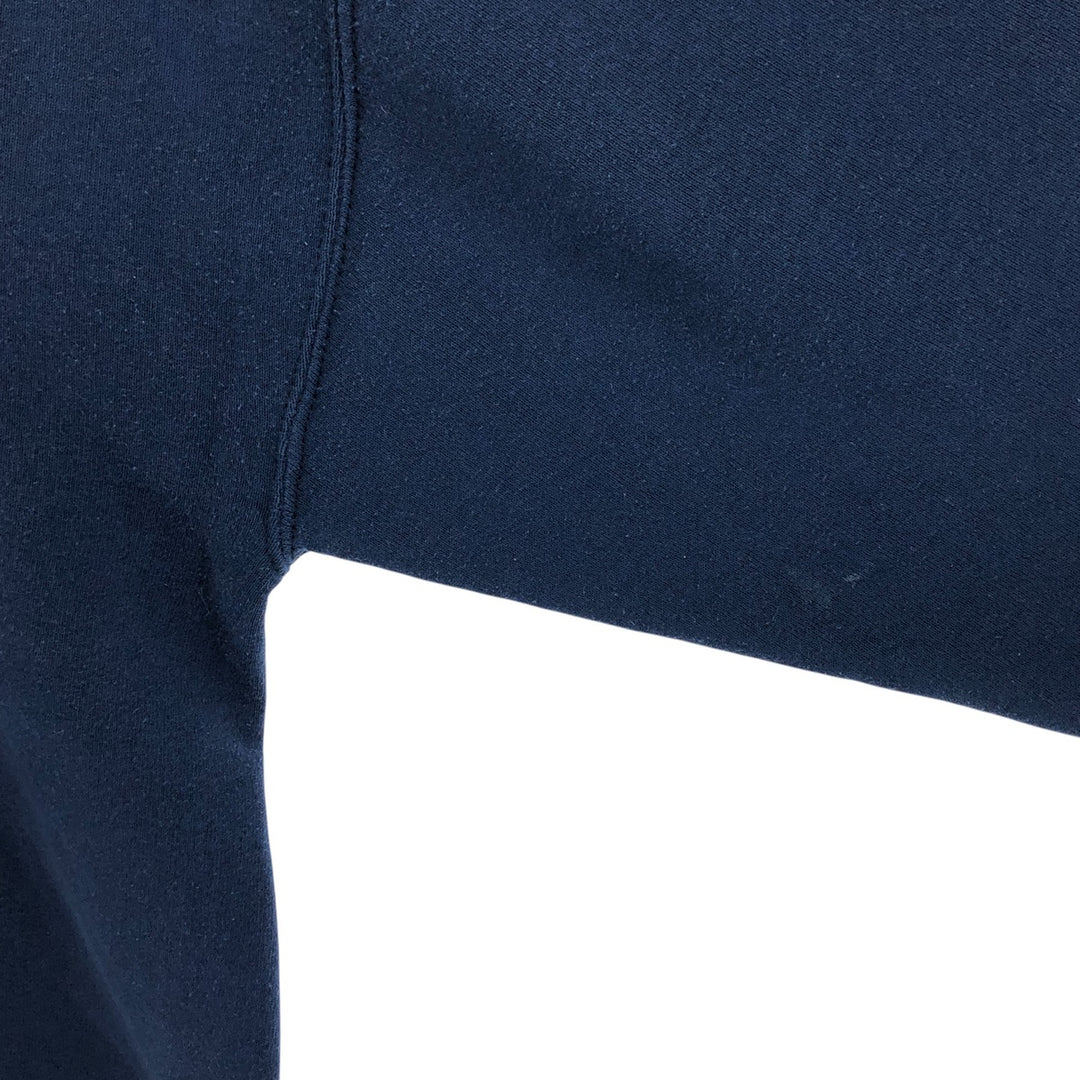 90'S Fruit of the Loom SUBJECT TO MOOD SWINGS Character Sweatshirt Trainer Made in USA Men's XL cotton navy blue type Vintage Second Hand