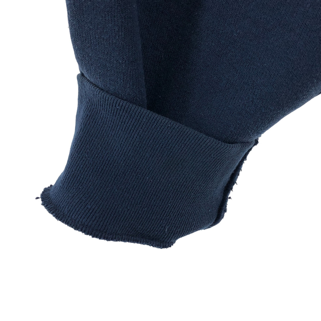 90'S Fruit of the Loom SUBJECT TO MOOD SWINGS Character Sweatshirt Trainer Made in USA Men's XL cotton navy blue type Vintage Second Hand