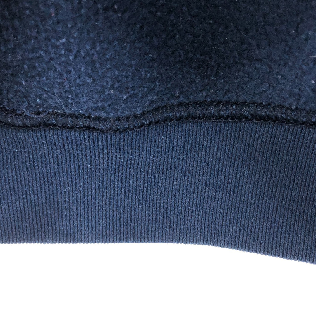 90'S Fruit of the Loom SUBJECT TO MOOD SWINGS Character Sweatshirt Trainer Made in USA Men's XL cotton navy blue type Vintage Second Hand