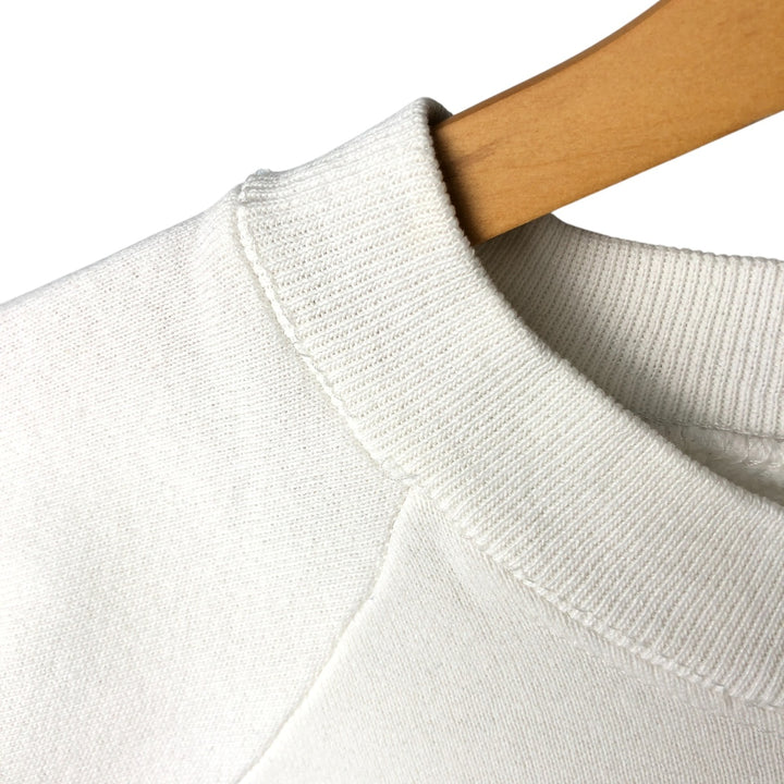 Vintage 90'S Fruit of the Loom print sweatshirt, made in Canada, size L, men's cotton white type Vintage Second Hand