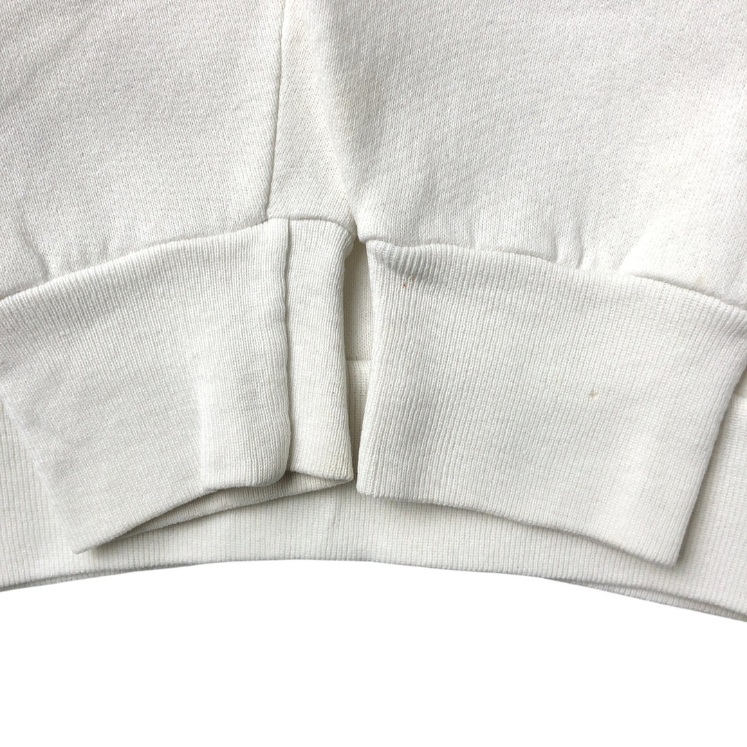 Vintage 90'S Fruit of the Loom print sweatshirt, made in Canada, size L, men's cotton white type Vintage Second Hand