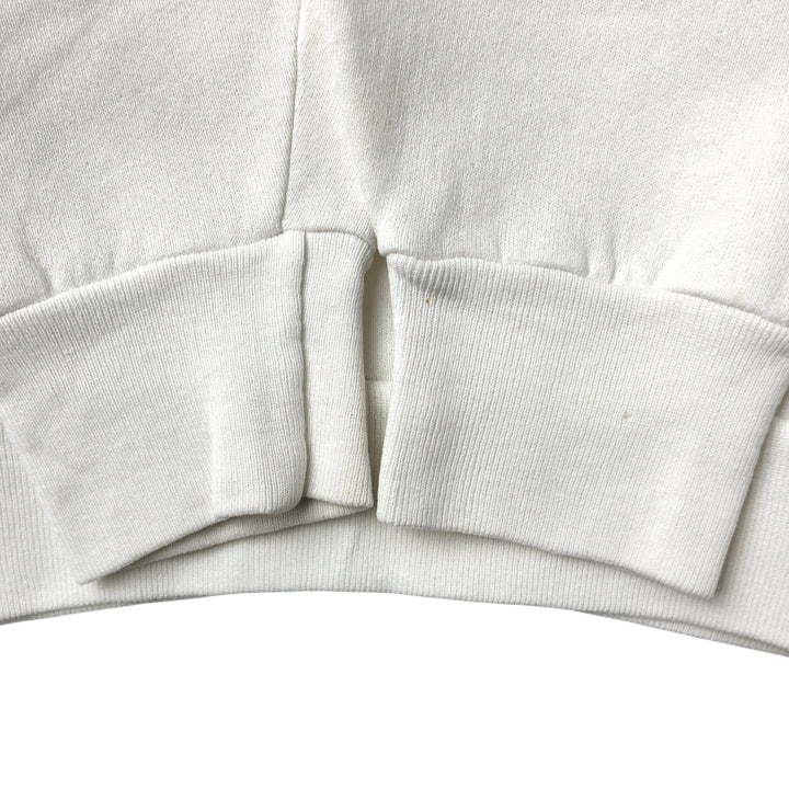 Vintage 90'S Fruit of the Loom print sweatshirt, made in Canada, size L, men's cotton white type Vintage Second Hand