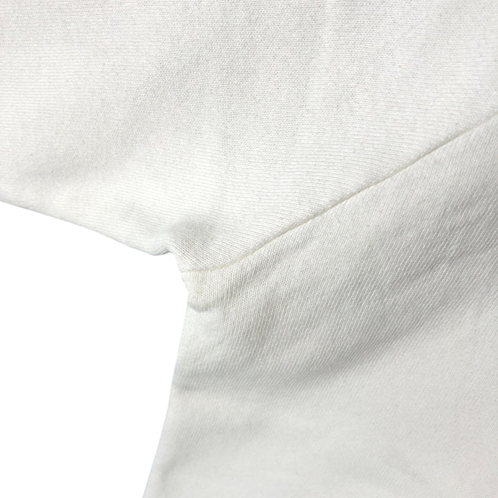 Vintage 90'S Fruit of the Loom print sweatshirt, made in Canada, size L, men's cotton white type Vintage Second Hand
