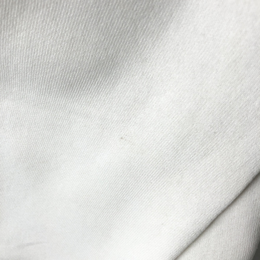 Vintage 90'S Fruit of the Loom print sweatshirt, made in Canada, size L, men's cotton white type Vintage Second Hand