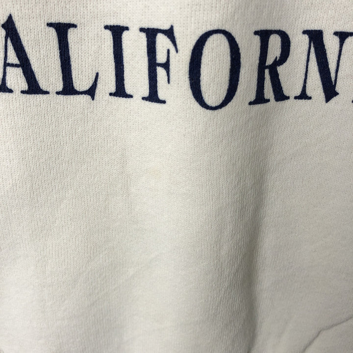 Vintage 90'S Fruit of the Loom POWER-SWEATS printed sweatshirt, made in the USA, size L, men's cotton white type Vintage Second Hand