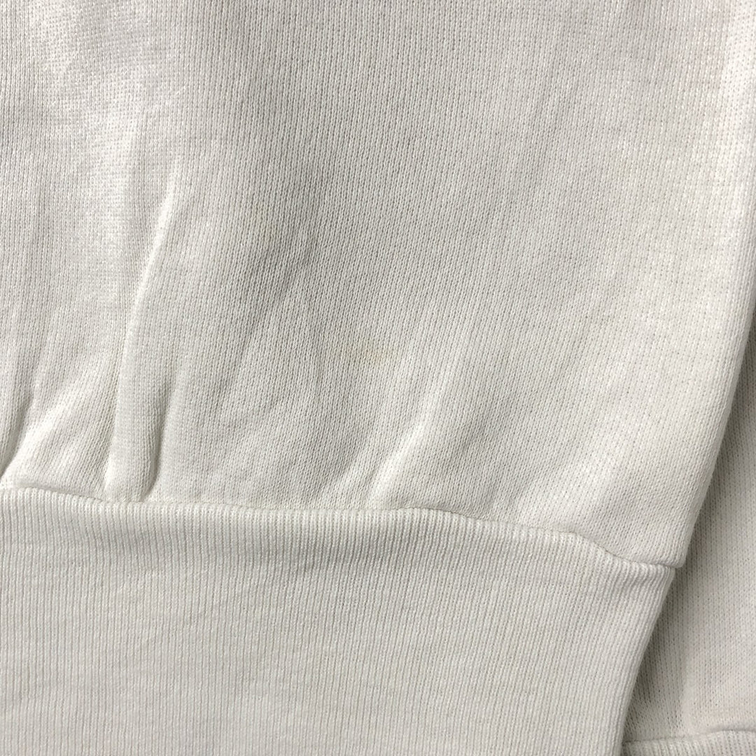 Vintage 90'S Fruit of the Loom POWER-SWEATS printed sweatshirt, made in the USA, size L, men's cotton white type Vintage Second Hand