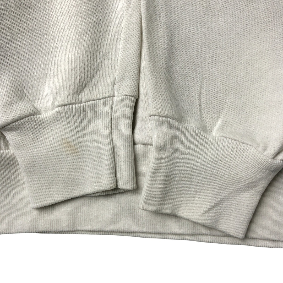 Vintage 90'S Fruit of the Loom POWER-SWEATS printed sweatshirt, made in the USA, size L, men's cotton white type Vintage Second Hand
