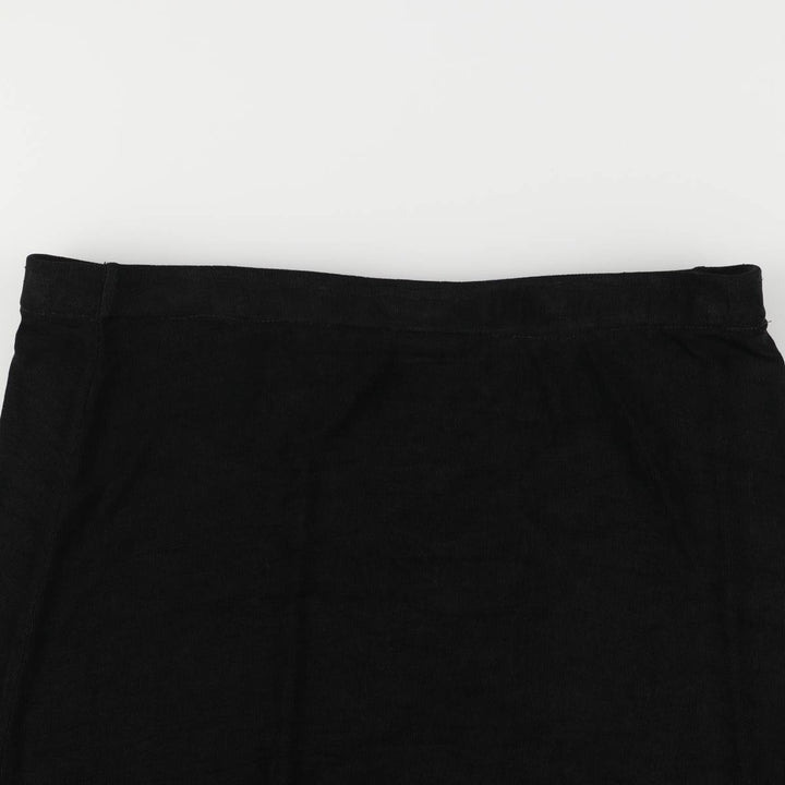 The Travel Collection Maxi-length Flare Skirt, Women's Size L unclear black type Vintage Second Hand