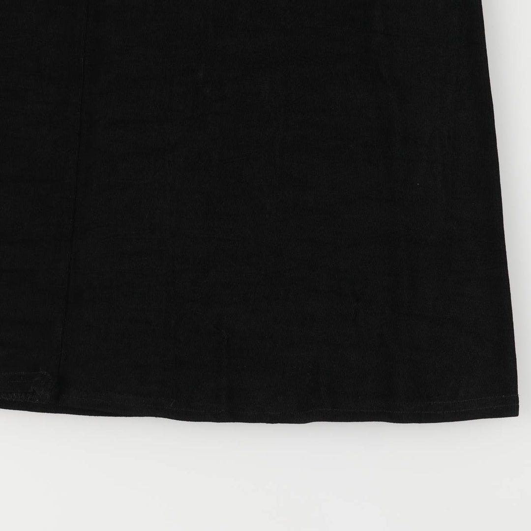 The Travel Collection Maxi-length Flare Skirt, Women's Size L unclear black type Vintage Second Hand