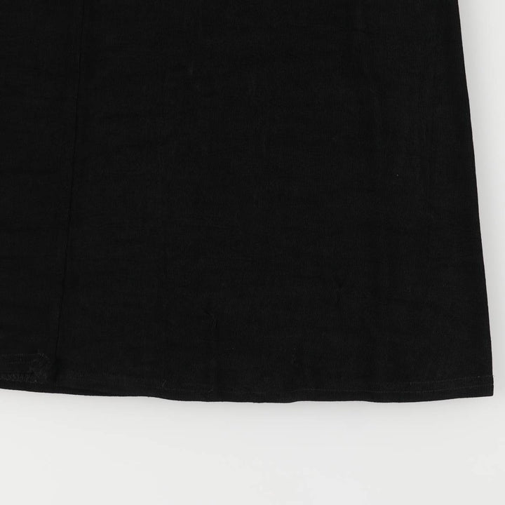 The Travel Collection Maxi-length Flare Skirt, Women's Size L unclear black type Vintage Second Hand