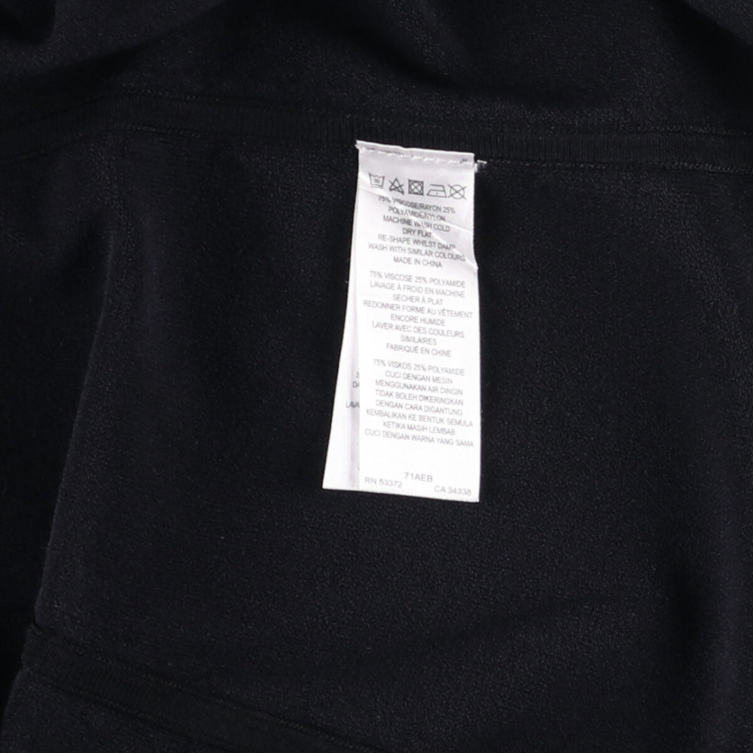 FRENCH CONNECTION V-neck sleeveless dress, women's size M Viscose black type Vintage Second Hand
