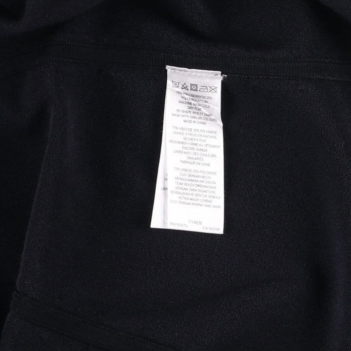 FRENCH CONNECTION V-neck sleeveless dress, women's size M Viscose black type Vintage Second Hand