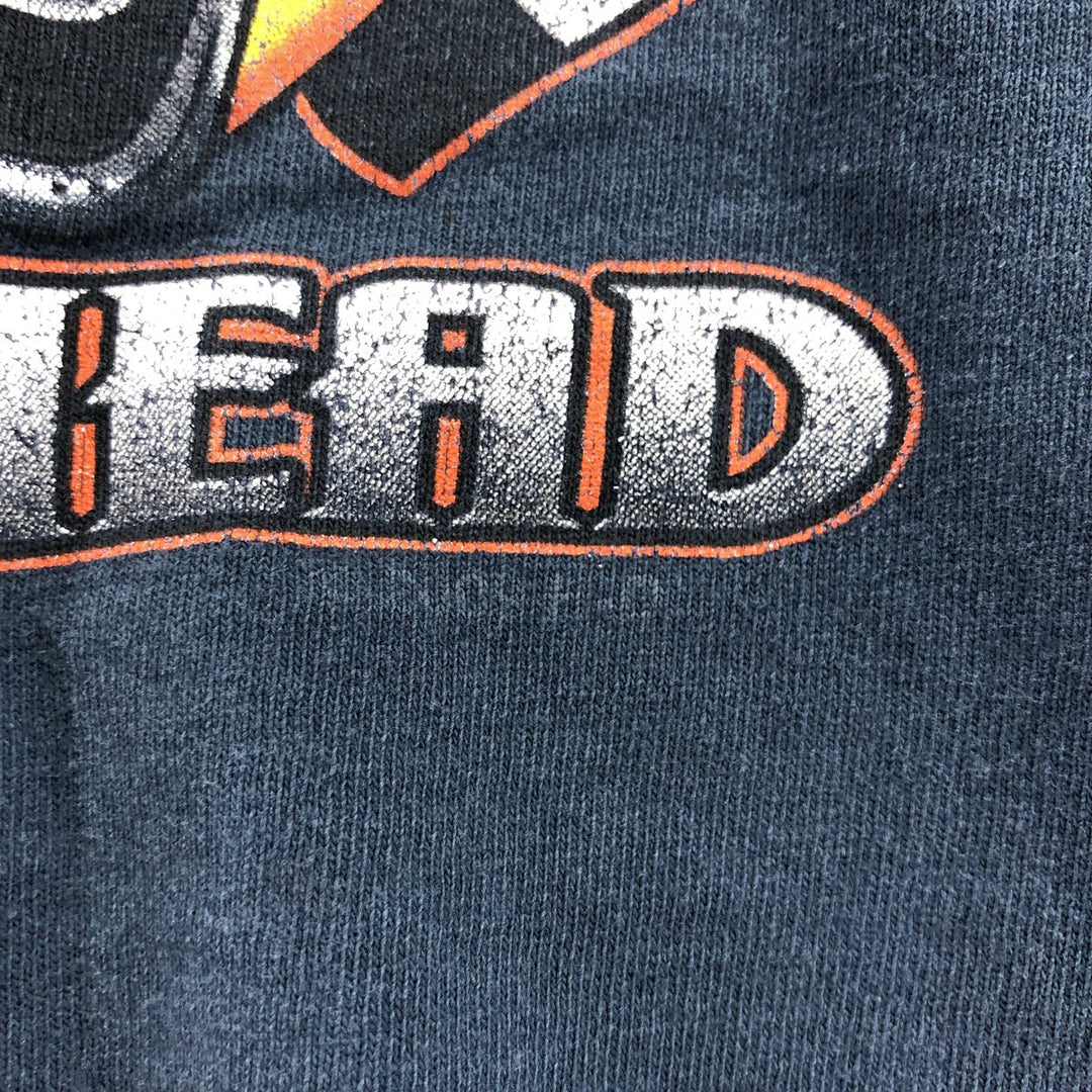 00'S Harley-Davidson Motorcycle Bike T-shirt Made in USA Men's XL cotton navy blue type Vintage Second Hand