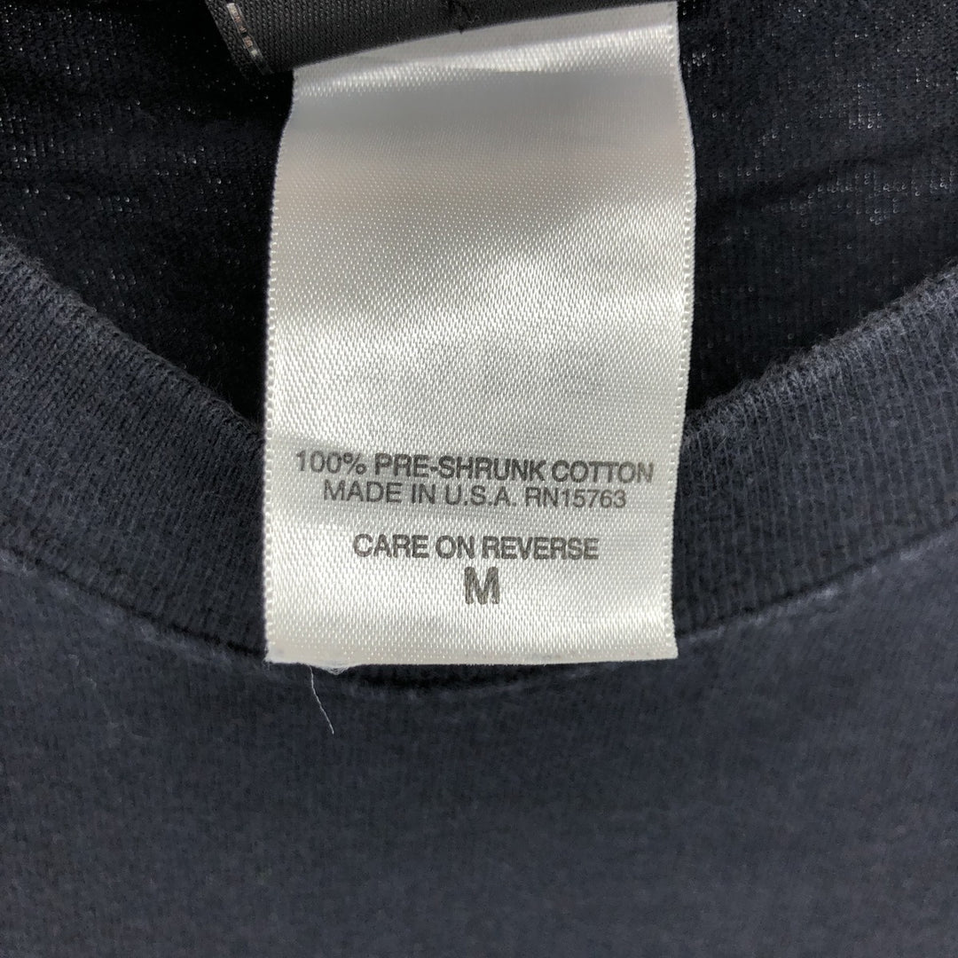 00'S Harley-Davidson Motorcycle Bike T-shirt Made in USA Men's M size cotton black type Vintage Second Hand