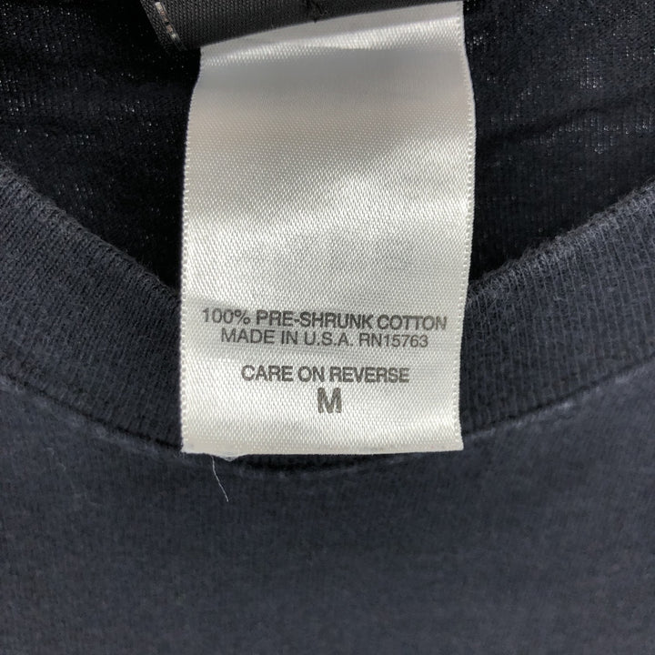 00'S Harley-Davidson Motorcycle Bike T-shirt Made in USA Men's M size cotton black type Vintage Second Hand