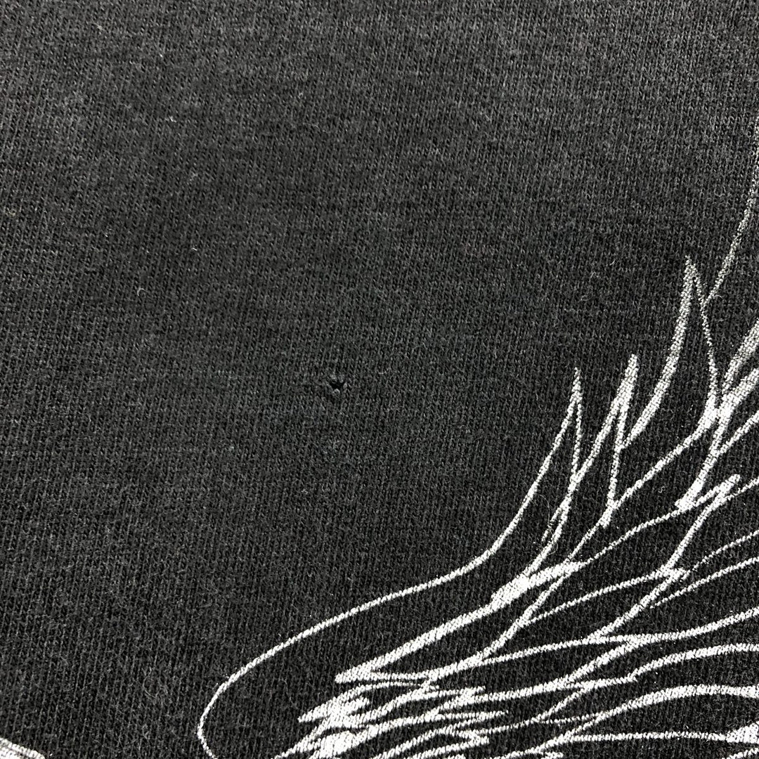 00'S Harley-Davidson Motorcycle Bike T-shirt Made in USA Men's XL cotton black type Vintage Second Hand