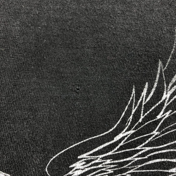 00'S Harley-Davidson Motorcycle Bike T-shirt Made in USA Men's XL cotton black type Vintage Second Hand