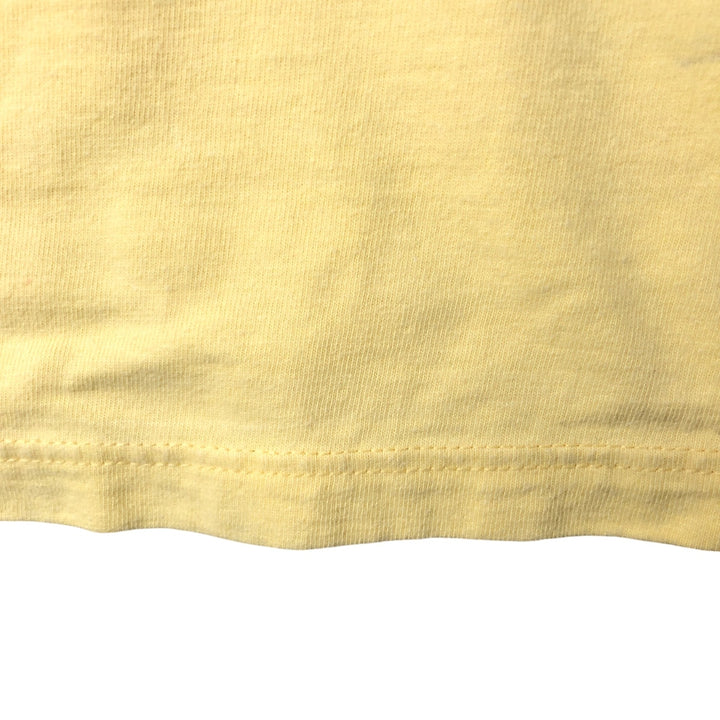 00'S Harley-Davidson Motorcycle Bike T-shirt Made in USA Men's XL cotton yellow type Vintage Second Hand