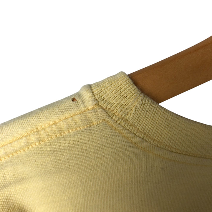 00'S Harley-Davidson Motorcycle Bike T-shirt Made in USA Men's XL cotton yellow type Vintage Second Hand