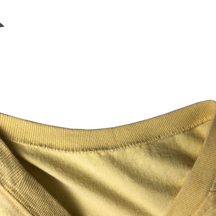 00'S Harley-Davidson Motorcycle Bike T-shirt Made in USA Men's XL cotton yellow type Vintage Second Hand