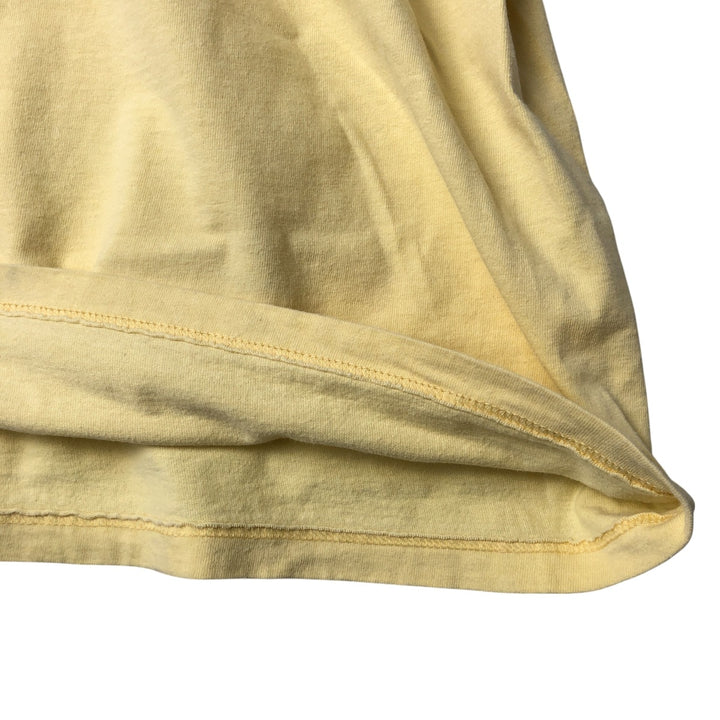 00'S Harley-Davidson Motorcycle Bike T-shirt Made in USA Men's XL cotton yellow type Vintage Second Hand