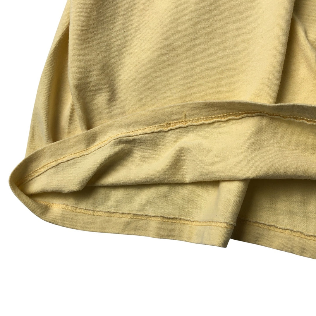 00'S Harley-Davidson Motorcycle Bike T-shirt Made in USA Men's XL cotton yellow type Vintage Second Hand