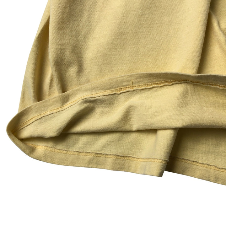 00'S Harley-Davidson Motorcycle Bike T-shirt Made in USA Men's XL cotton yellow type Vintage Second Hand