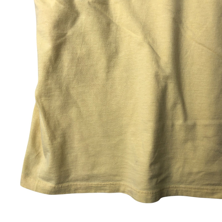 00'S Harley-Davidson Motorcycle Bike T-shirt Made in USA Men's XL cotton yellow type Vintage Second Hand