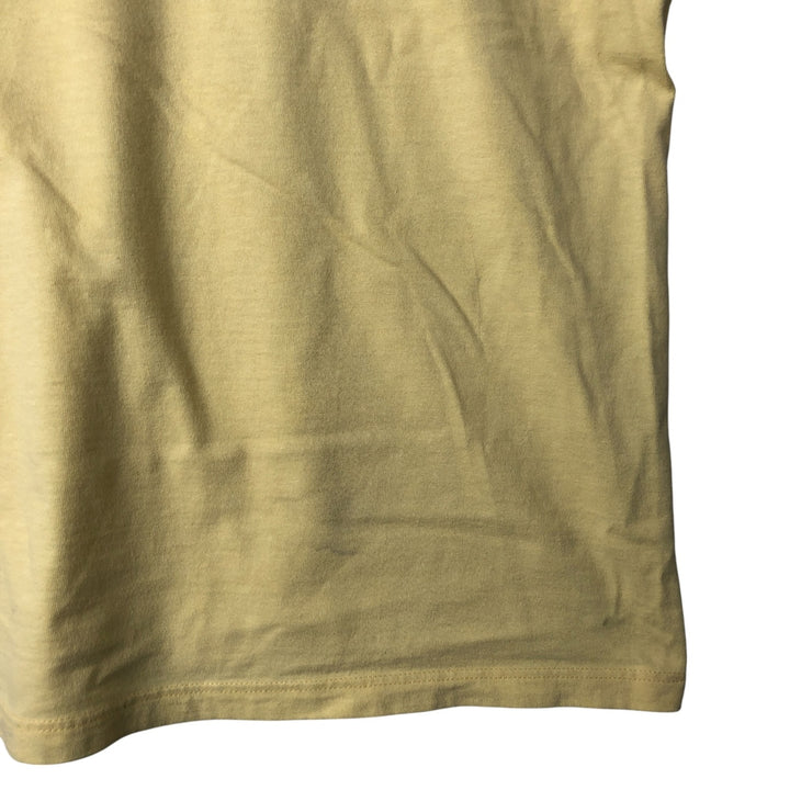 00'S Harley-Davidson Motorcycle Bike T-shirt Made in USA Men's XL cotton yellow type Vintage Second Hand