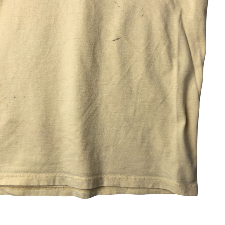 00'S Harley-Davidson Motorcycle Bike T-shirt Made in USA Men's XL cotton yellow type Vintage Second Hand