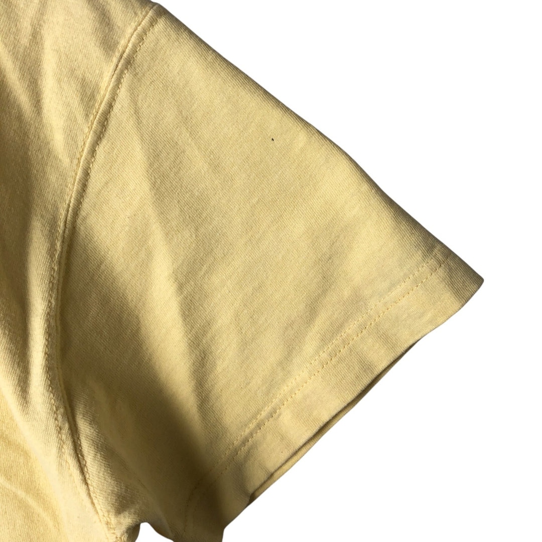 00'S Harley-Davidson Motorcycle Bike T-shirt Made in USA Men's XL cotton yellow type Vintage Second Hand