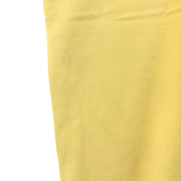 00'S Harley-Davidson Motorcycle Bike T-shirt Made in USA Men's XL cotton yellow type Vintage Second Hand