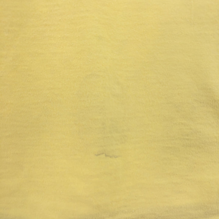 00'S Harley-Davidson Motorcycle Bike T-shirt Made in USA Men's XL cotton yellow type Vintage Second Hand